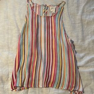 Colorful light weight halter tank! Very comfortable!